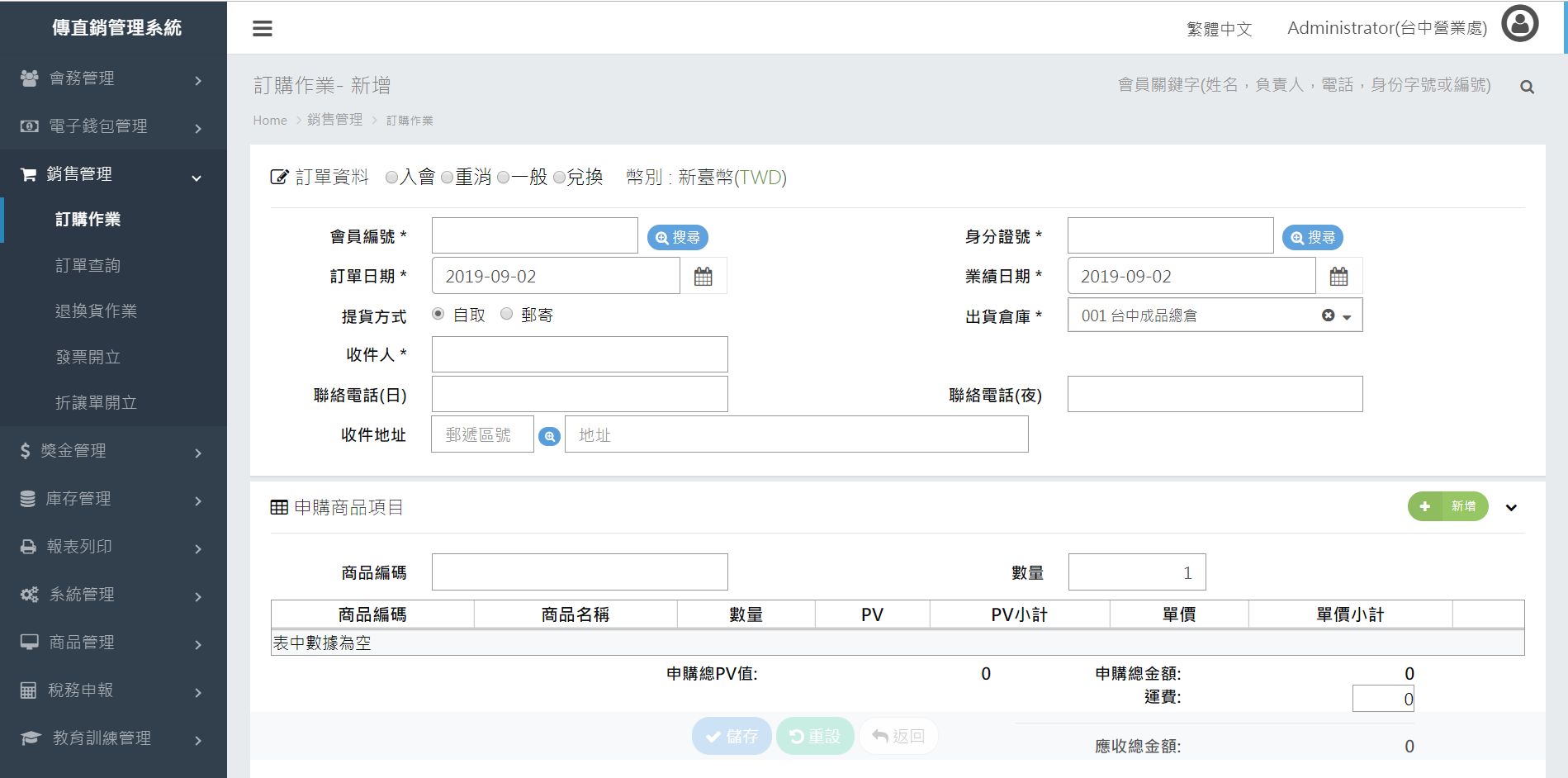 MMIS多層次傳直銷整合系統